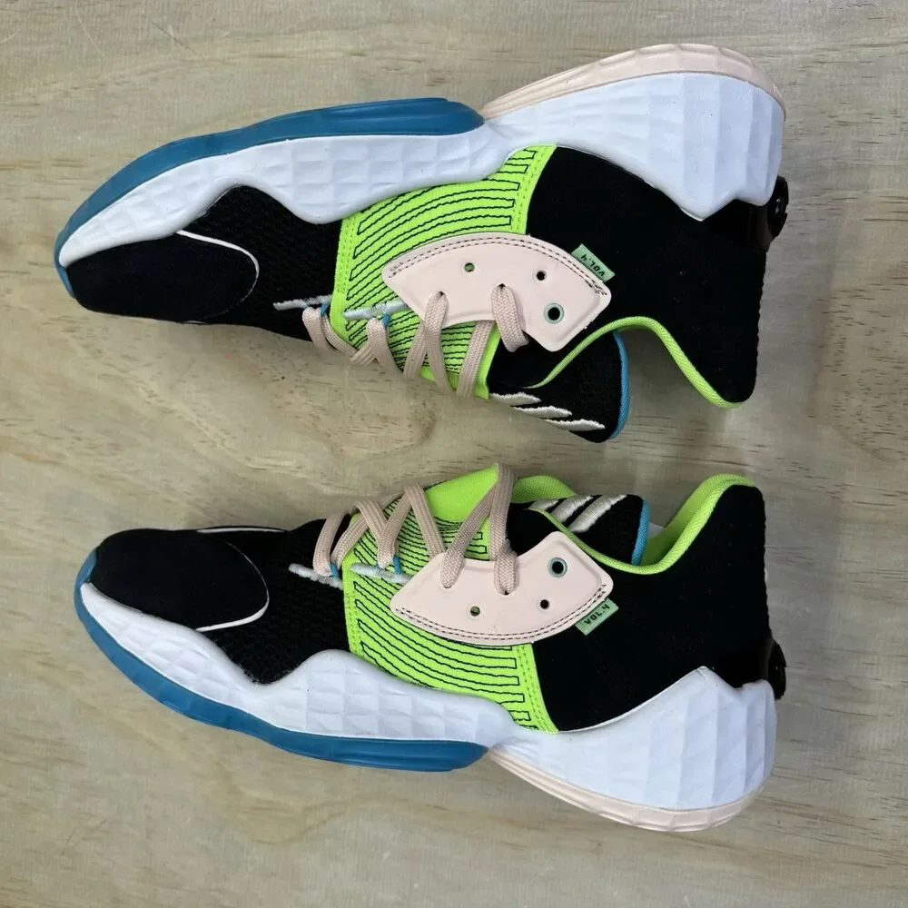 NEW adidas Harden Vol. 4 Men's Basketball Shoes Black Green FY0874 Size 8